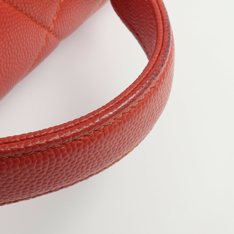 CHANEL 牛皮皮革2way Chain Shoulder Bag金扣手挽肩背兩用袋-22