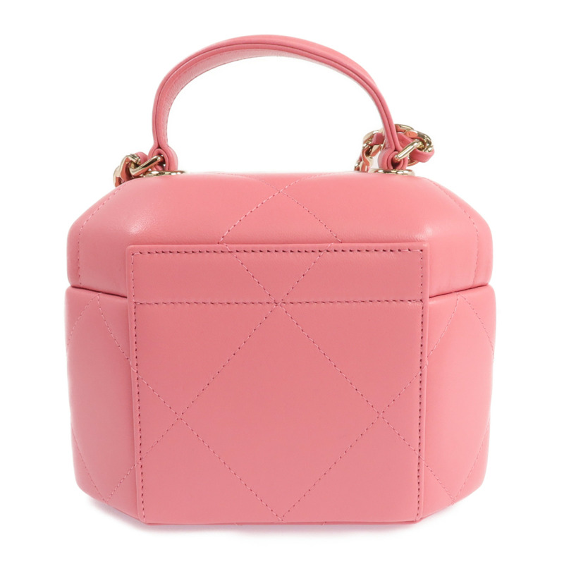CHANEL 羊皮皮革Chain Shoulder Bag金扣鏈帶肩背袋-2