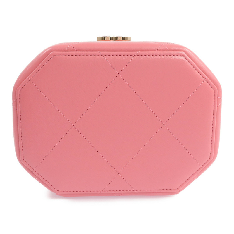 CHANEL 羊皮皮革Chain Shoulder Bag金扣鏈帶肩背袋-3