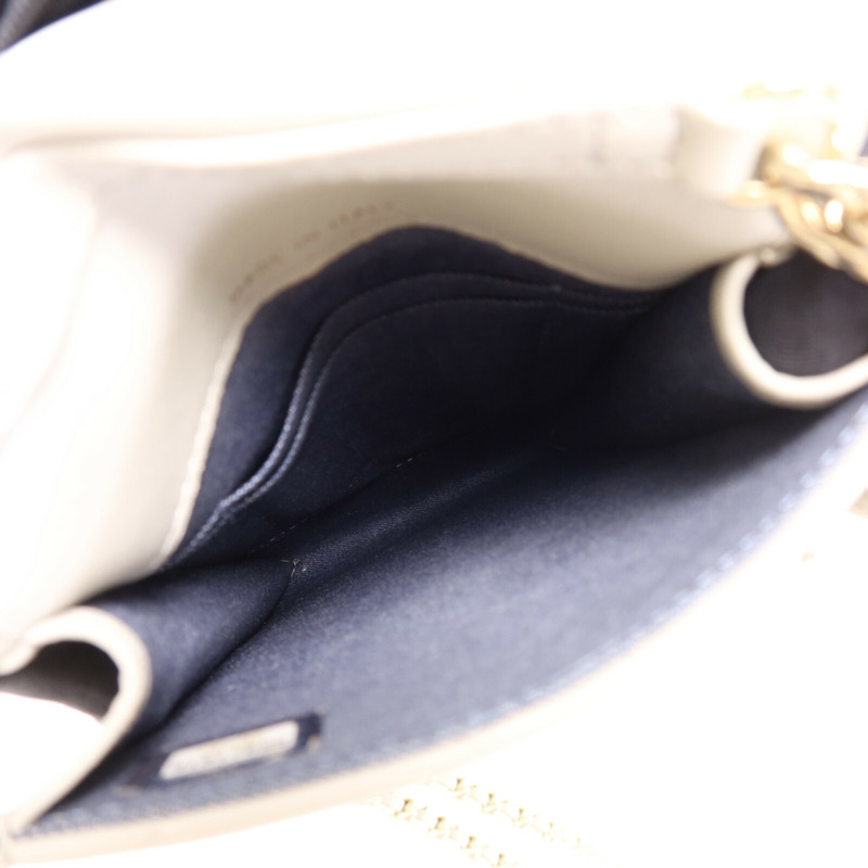 CHANEL 羊皮皮革Chain Shoulder Bag金扣鏈帶肩背袋-4