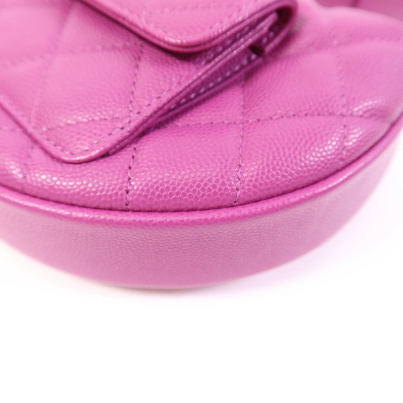 CHANEL 牛皮皮革Hand Bag金扣手挽袋-10