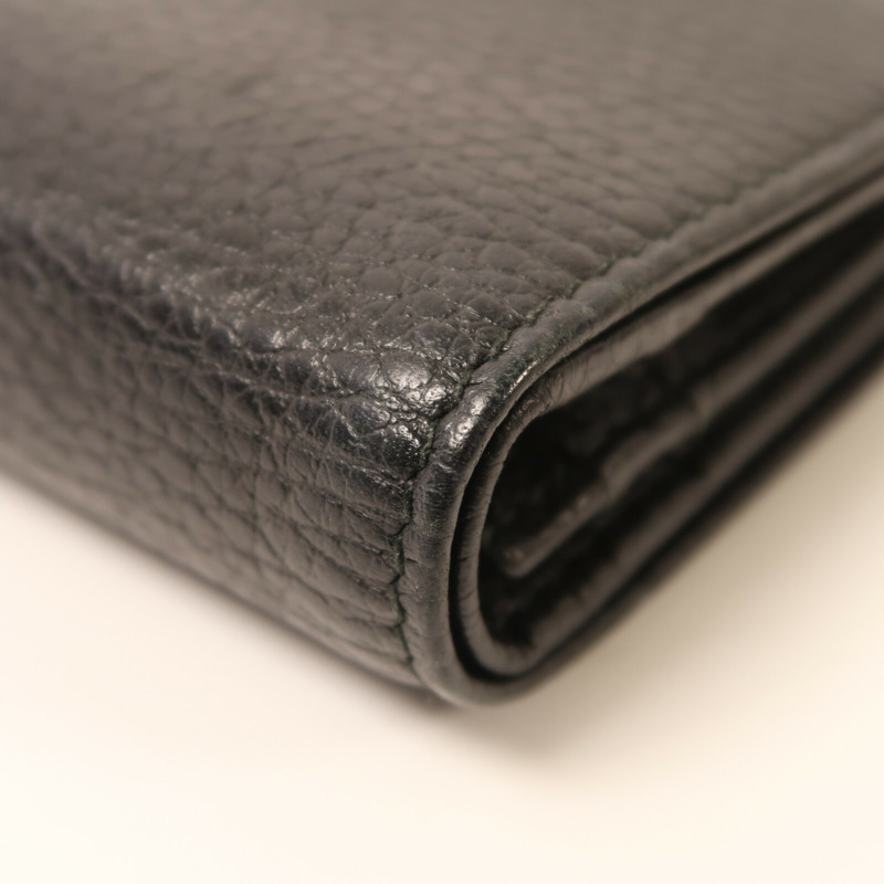 GUCCI 牛皮皮革Terrier Dog Wallet金扣錢包-10