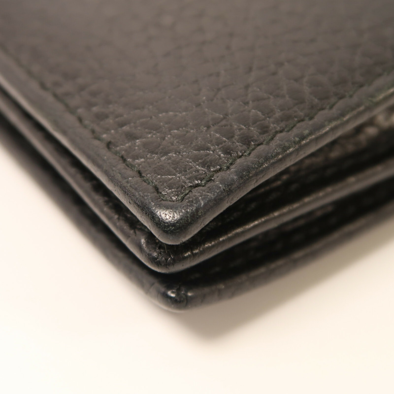 GUCCI 牛皮皮革Terrier Dog Wallet金扣錢包-12