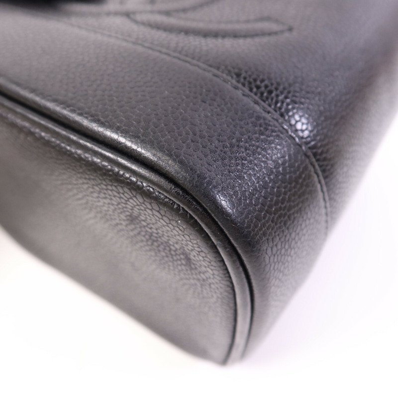 CHANEL 牛皮皮革Vanity Case金扣手挽袋-10