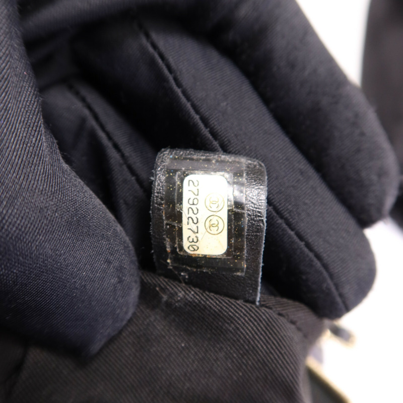 CHANEL 牛皮皮革Belt Bag金扣鏈帶腰包-7