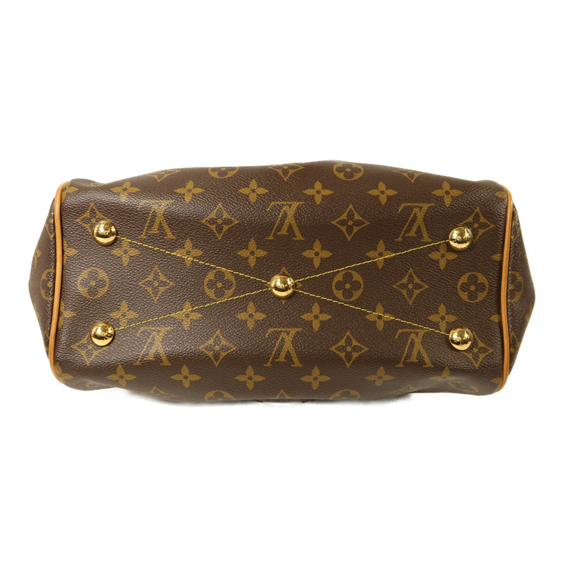 LOUIS VUITTON Monogram Tivoli PM金扣手挽袋-3