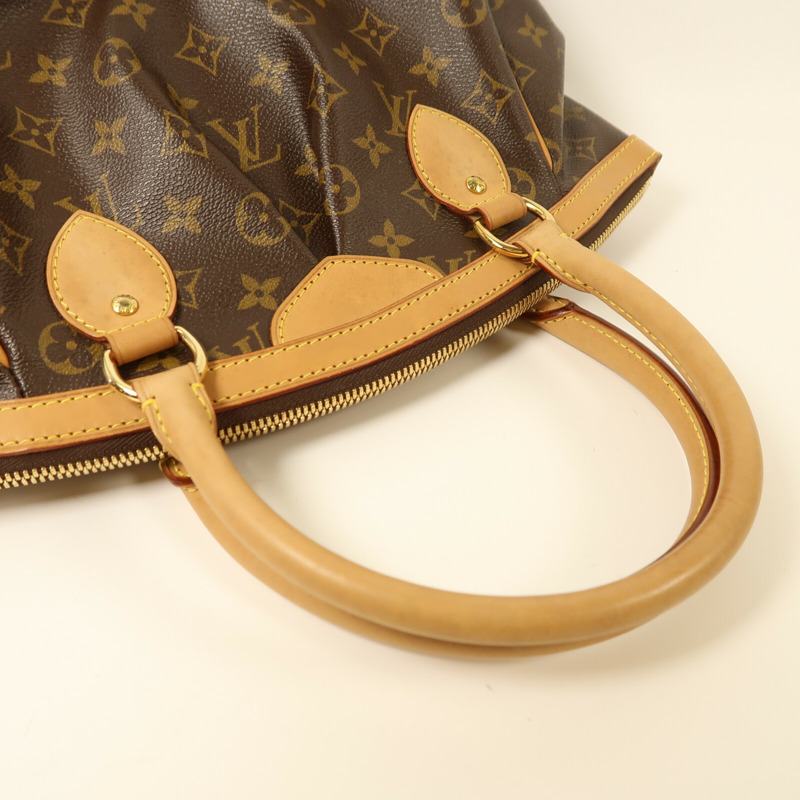 LOUIS VUITTON Monogram Tivoli PM金扣手挽袋-8