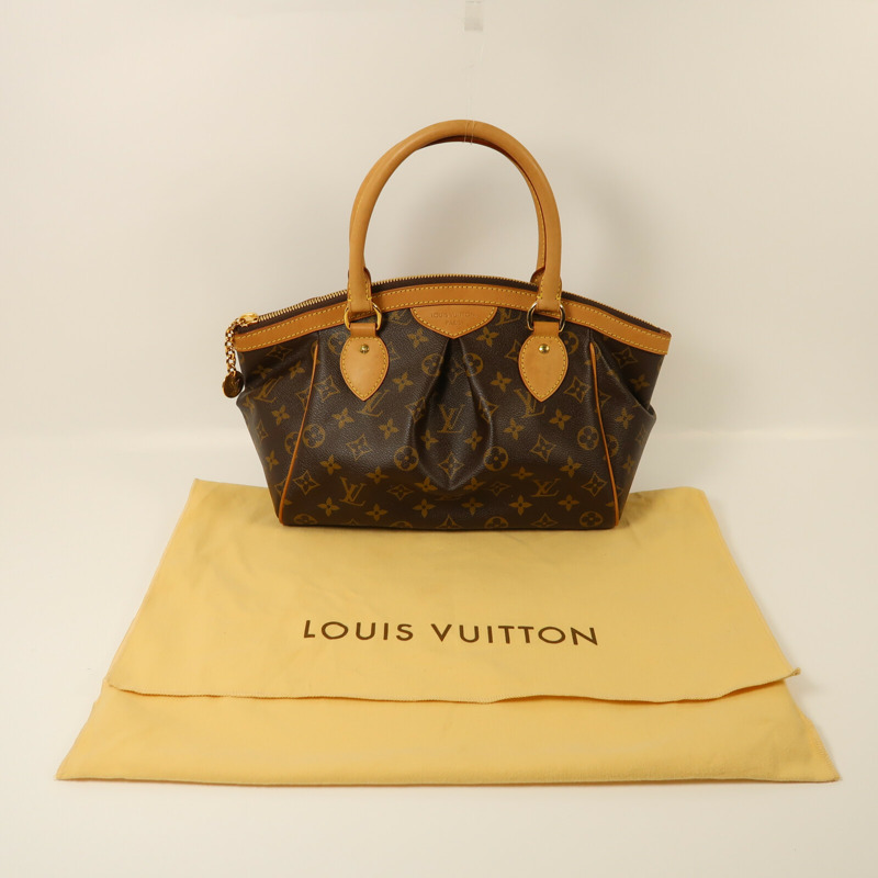 LOUIS VUITTON Monogram Tivoli PM金扣手挽袋-10