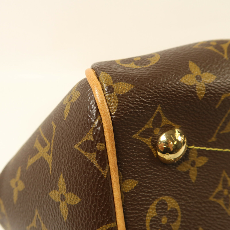 LOUIS VUITTON Monogram Tivoli PM金扣手挽袋-13