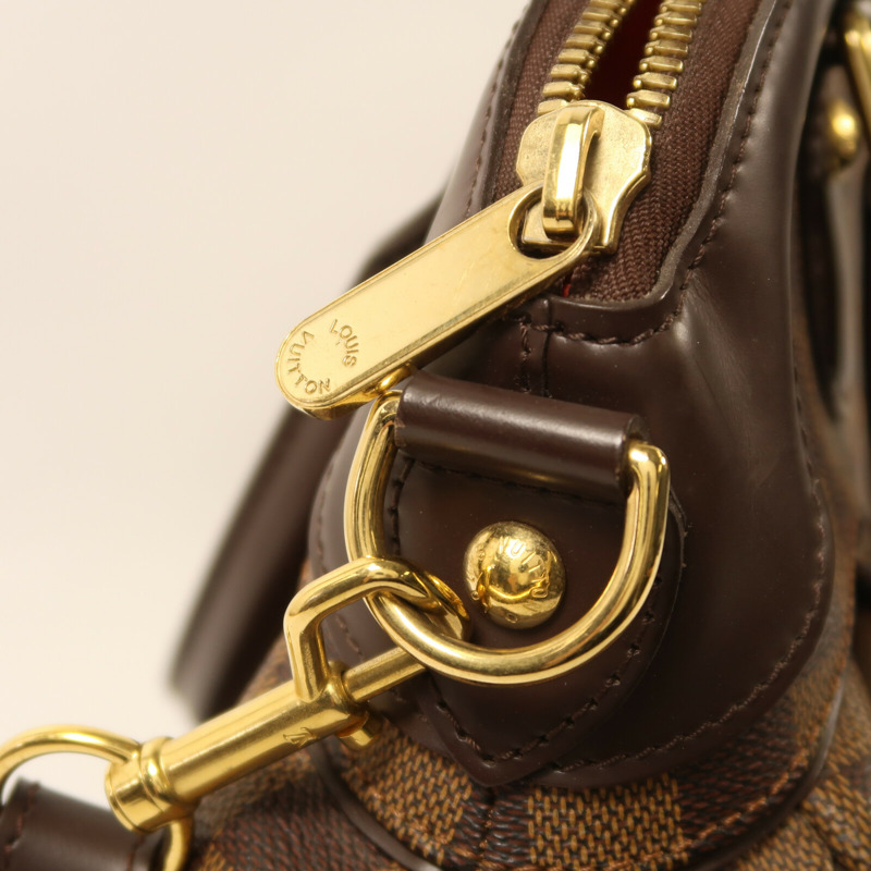 LOUIS VUITTON Damier Trevi PM金扣手挽肩背兩用袋-13