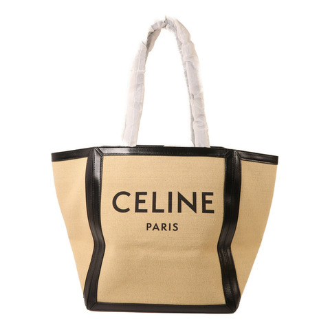 CELINE 帆布Tote Bag金扣手挽袋