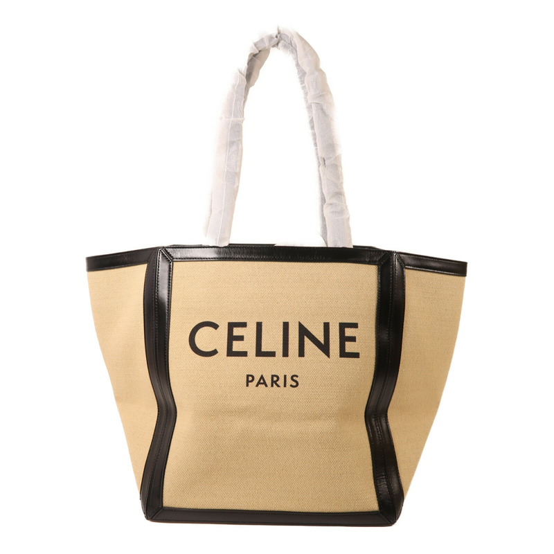 CELINE 帆布Tote Bag金扣手挽袋-0