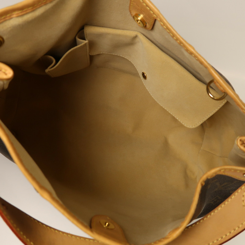 LOUIS VUITTON Monogram Galliera GM金扣肩背袋-4