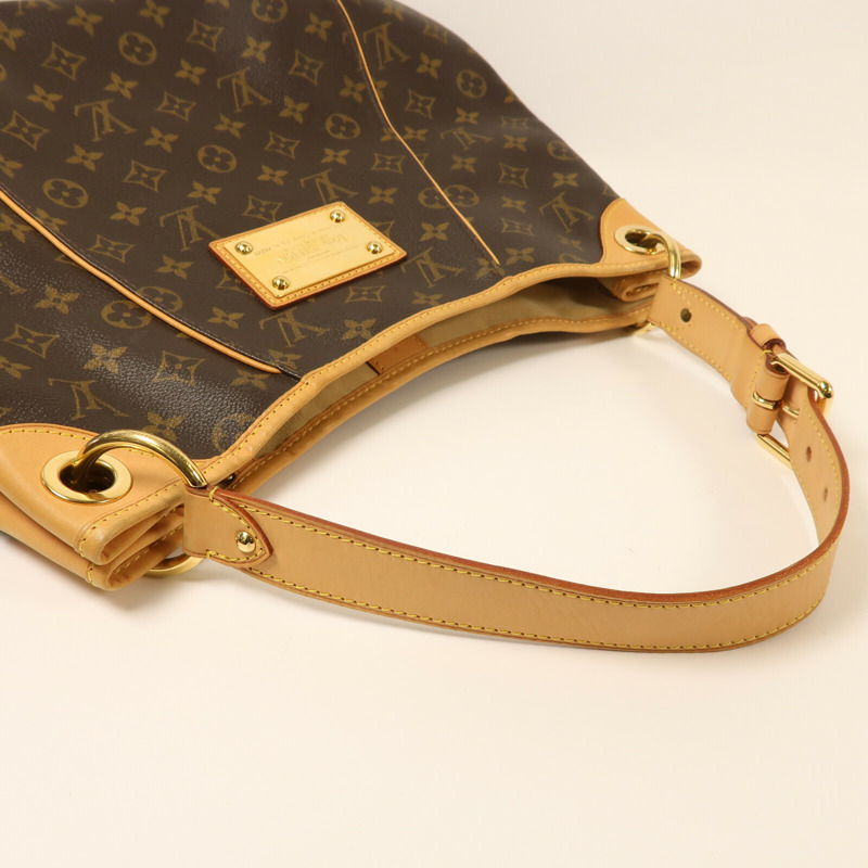 LOUIS VUITTON Monogram Galliera GM金扣肩背袋-8