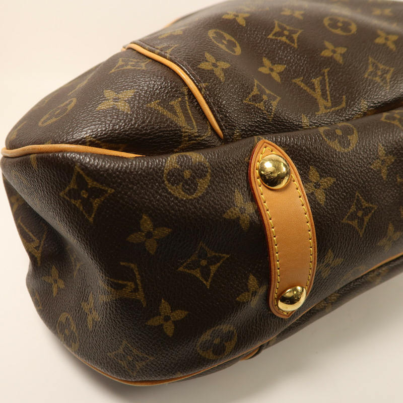 LOUIS VUITTON Monogram Galliera GM金扣肩背袋-11