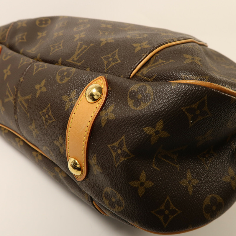LOUIS VUITTON Monogram Galliera GM金扣肩背袋-12