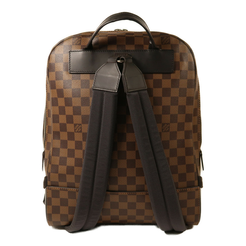 LOUIS VUITTON Damier Ebene Jake Backpack銀扣背包-1