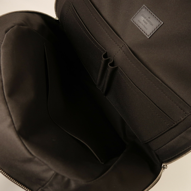 LOUIS VUITTON Damier Ebene Jake Backpack銀扣背包-5