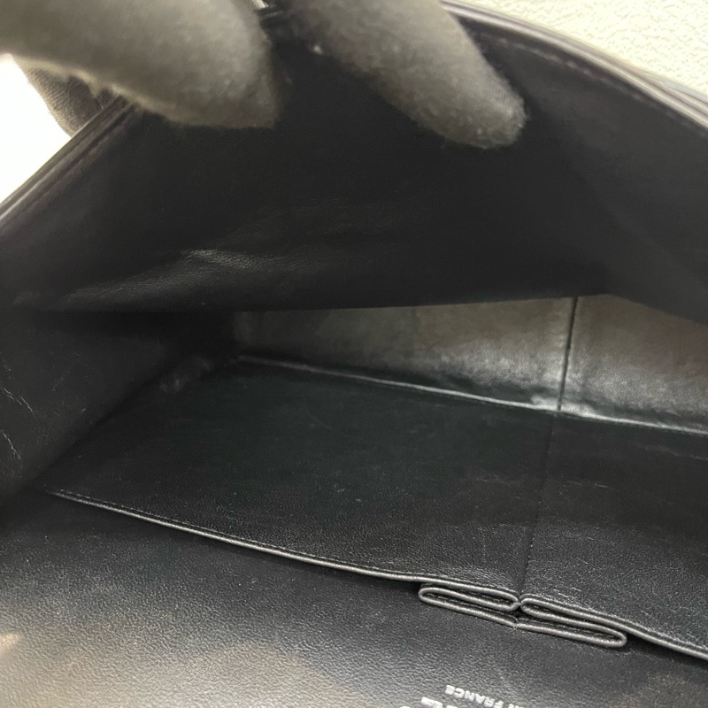 Chanel 香奈兒 漆皮 CF 30 銀扣黑色 經典款XB994-15