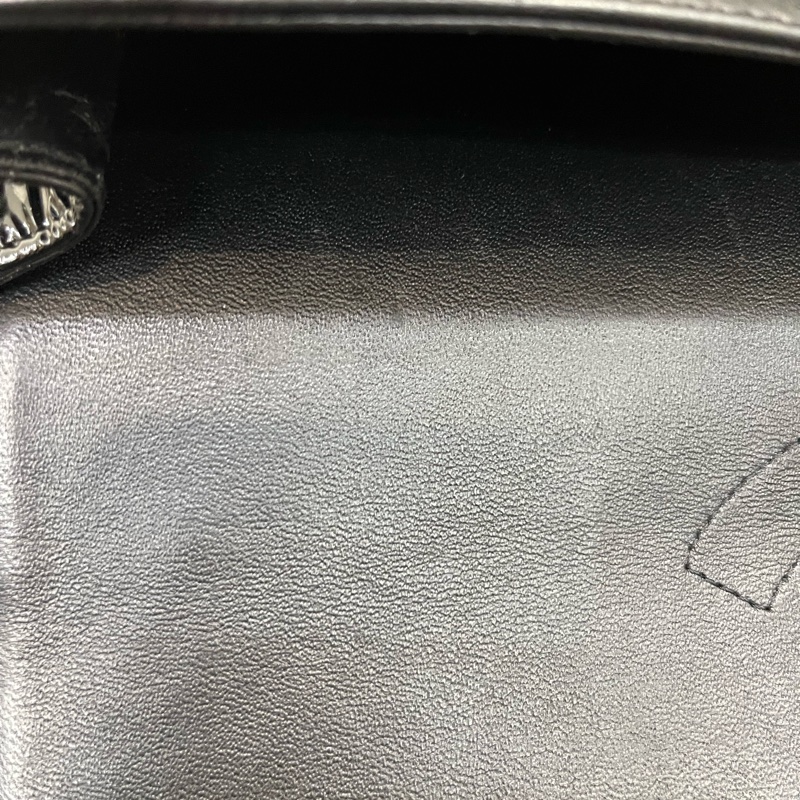 Chanel 香奈兒 漆皮 CF 30 銀扣黑色 經典款XB994-41