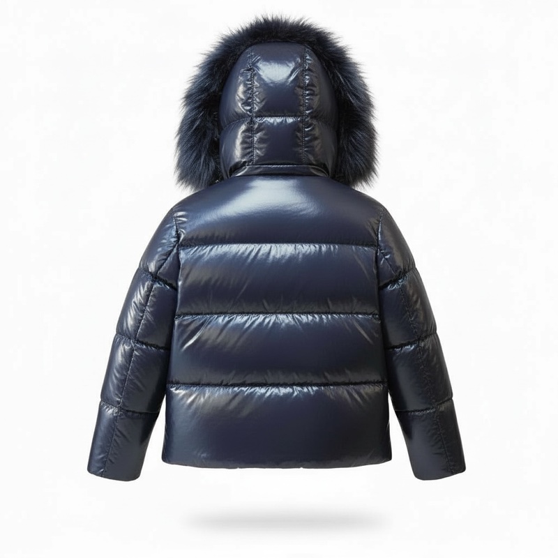 ERMANNO SCERVINO 寶藏藍連帽羽絨外套 IT38 義大利高端品牌-1