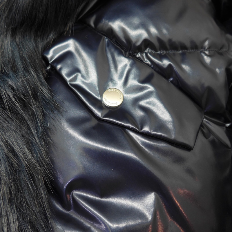 ERMANNO SCERVINO 寶藏藍連帽羽絨外套 IT38 義大利高端品牌-3