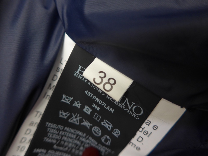 ERMANNO SCERVINO 寶藏藍連帽羽絨外套 IT38 義大利高端品牌-8
