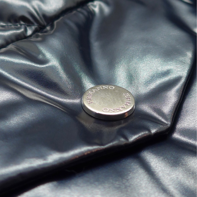 ERMANNO SCERVINO 寶藏藍連帽羽絨外套 IT38 義大利高端品牌-9