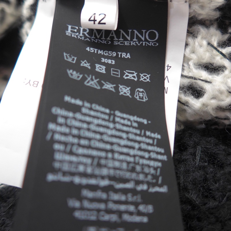 ERMANNO SCERVINO 輕聲細語黑色亮片洋裝 IT42 義大利高端品牌-7