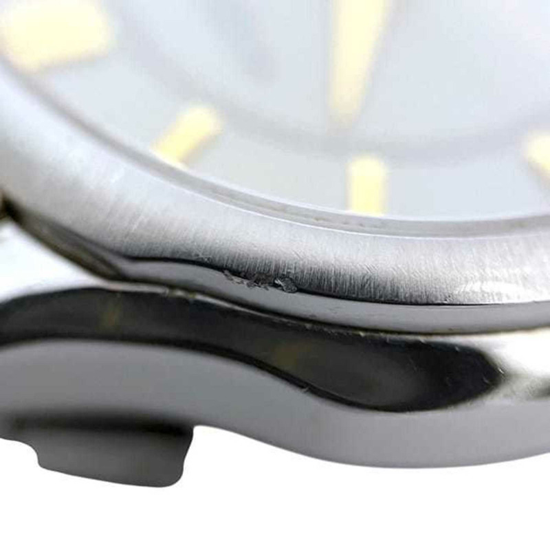 Burberry 男士 GN-4S 腕錶，香檳金、銀色、不鏽鋼石英機芯，電池供電，三針模擬顯示，f-24831，1N0***，二手-7