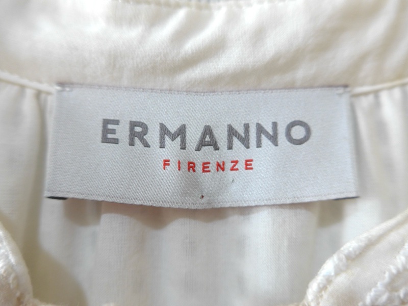 ERMANNO SCERVINO 白色立體蕾絲小洋裝 IT40 義大利高端品牌-6