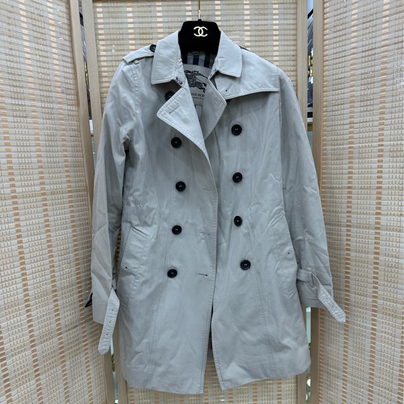 Burberry博柏利 雙排扣風衣 152cm碼-0