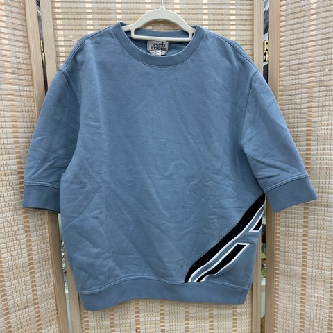 Hermes 愛馬仕 反光斜杠短袖衛 M碼