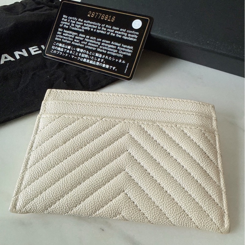 Chanel boy卡包 奶白色✨✨超美-6