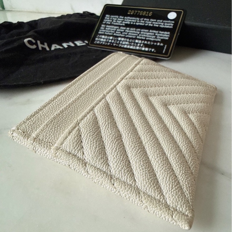 Chanel boy卡包 奶白色✨✨超美-7