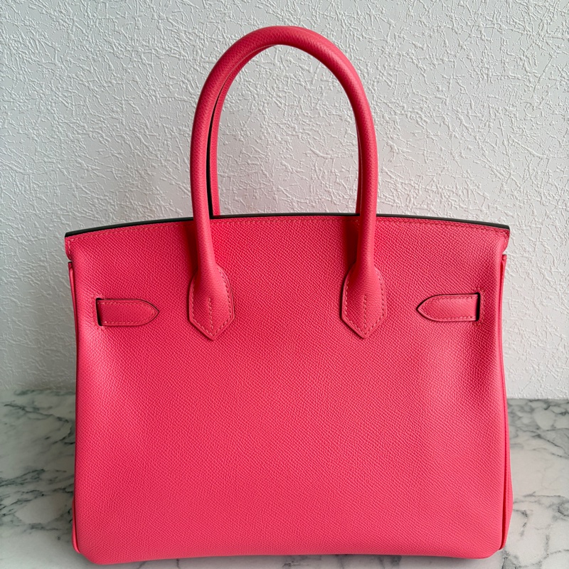 Hermes 胭脂粉birkin30銀扣❣️Y刻配件齊-1