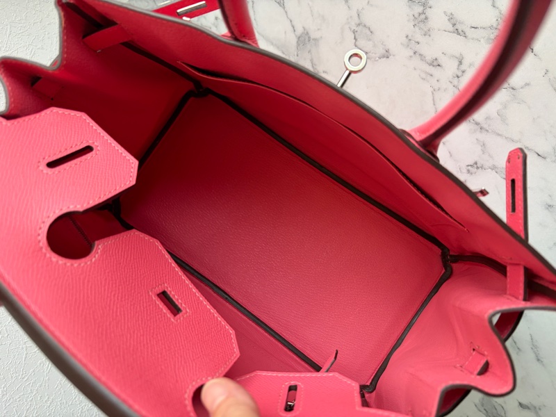 Hermes 胭脂粉birkin30銀扣❣️Y刻配件齊-5