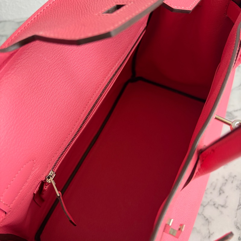 Hermes 胭脂粉birkin30銀扣❣️Y刻配件齊-6
