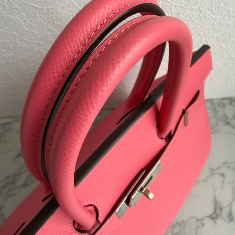 Hermes 胭脂粉birkin30銀扣❣️Y刻配件齊-10