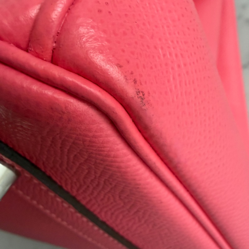 Hermes 胭脂粉birkin30銀扣❣️Y刻配件齊-33