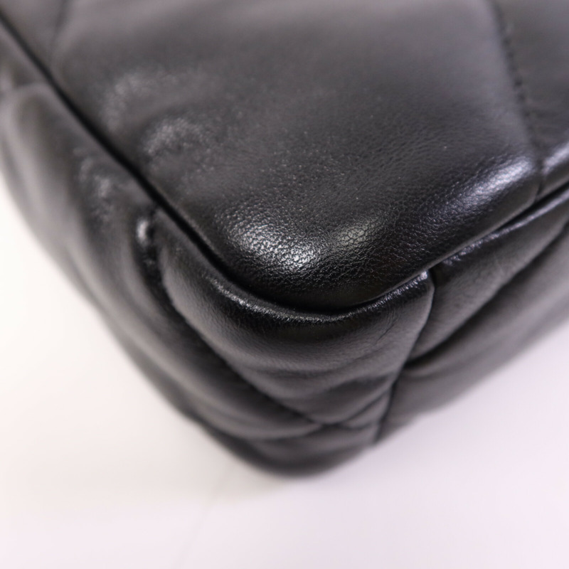 CHANEL 羊皮皮革C19 Small鏈帶手挽肩背兩用袋-13