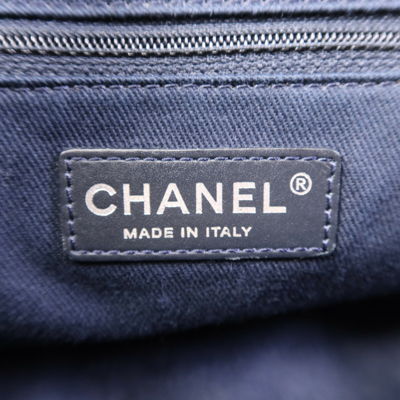 CHANEL 牛皮皮革Shoulder Bag銀扣鏈帶肩背袋-5