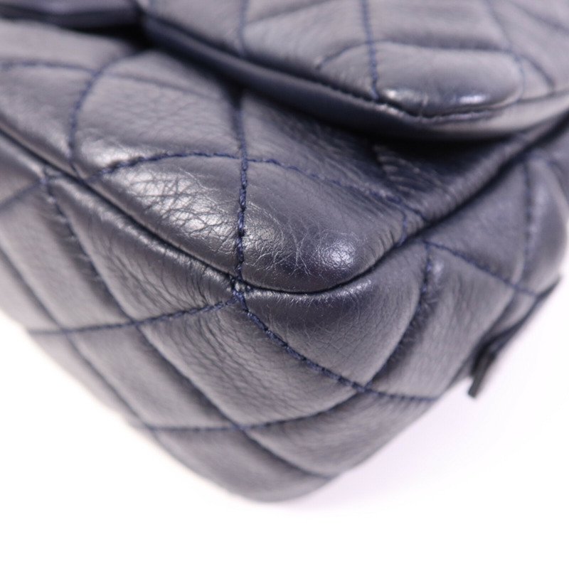 CHANEL 牛皮皮革Shoulder Bag銀扣鏈帶肩背袋-10