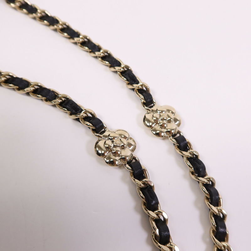 CHANEL 牛皮皮革Vanity Case銀扣鏈帶肩背袋-14