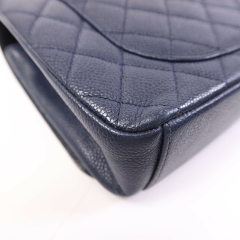 CHANEL 牛皮皮革Shoulder Bag金扣鏈帶肩背袋-12