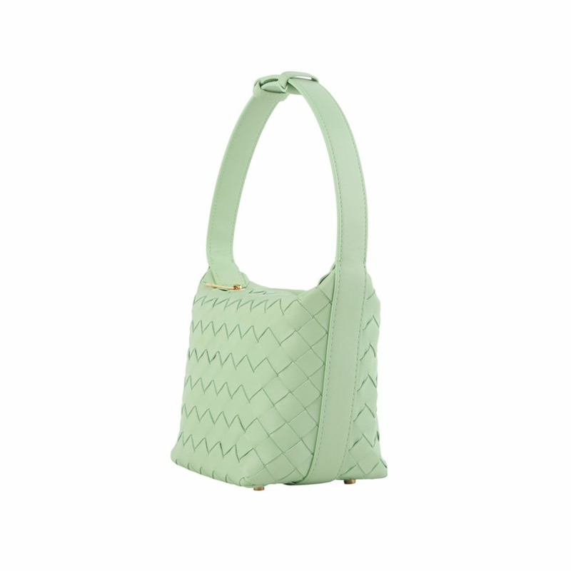 【包稅】BOTTEGA VENETA Intrecciato Willis Hobo Zippy 單肩包 34985Y-1