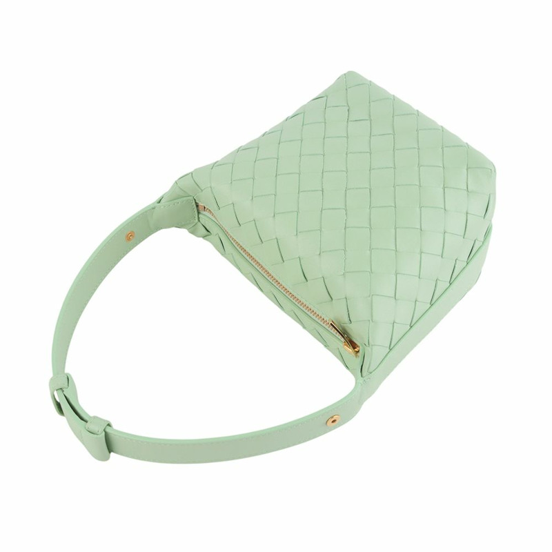 【包稅】BOTTEGA VENETA Intrecciato Willis Hobo Zippy 單肩包 34985Y-3