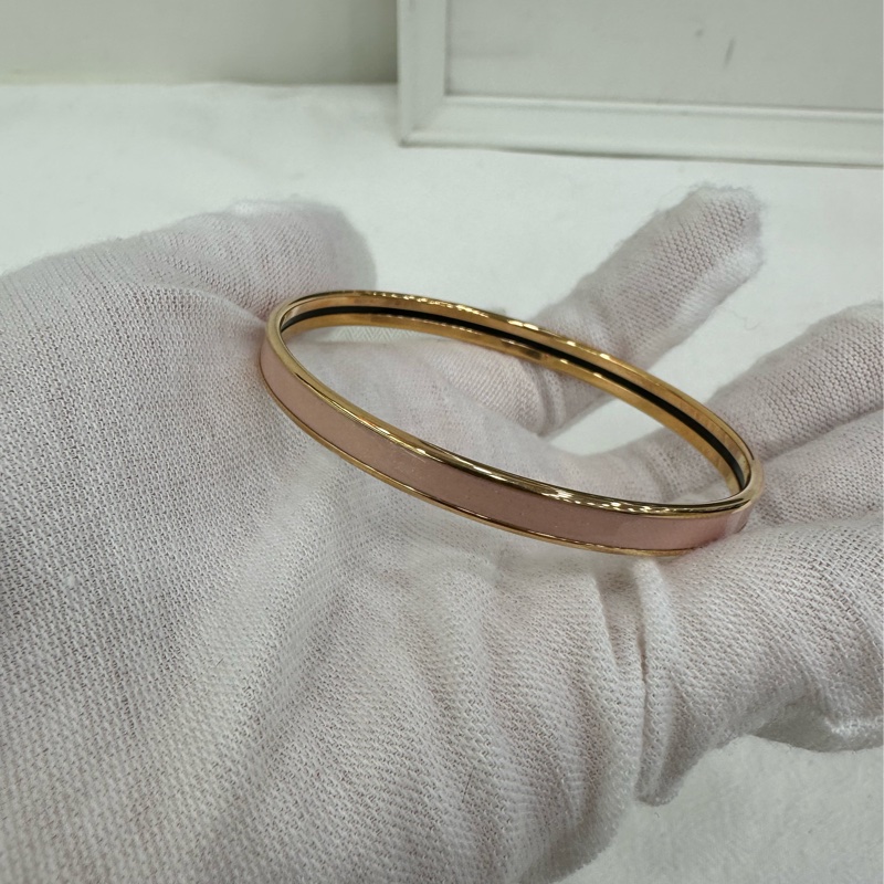 愛馬仕 琺瑯窄版手鐲-1