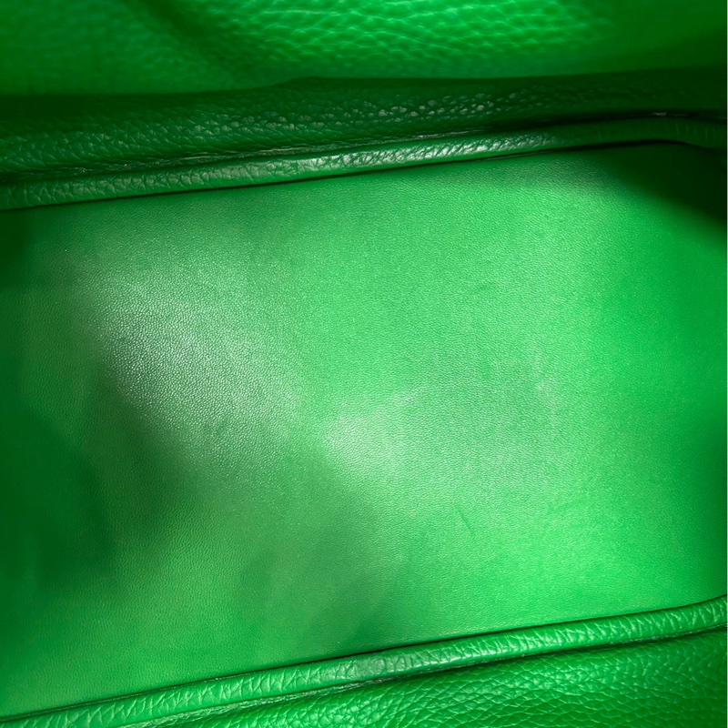 🌈Hermes💚Lindy 30💚竹子綠色銀扣🌈98新🌟TC皮🌟愛馬仕🌟-4