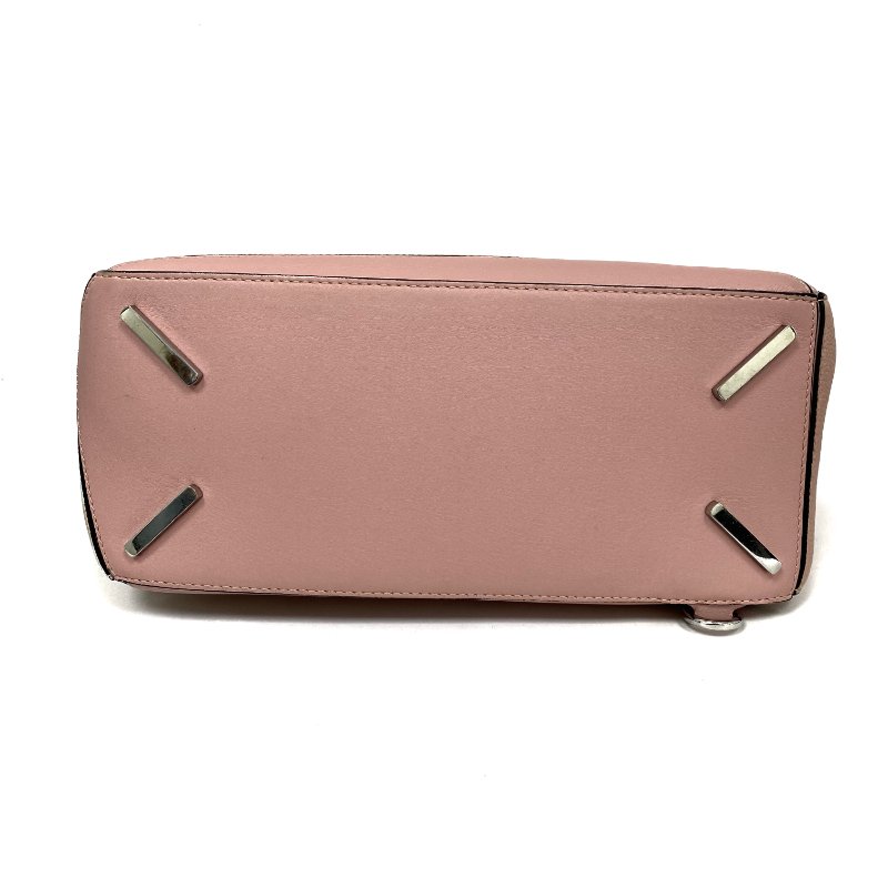 ☆ Loewe 羅意威 Pink Checked Calfskin Puzzle 2Way Bag 粉紅色小牛皮兩用袋 - 257025240-5